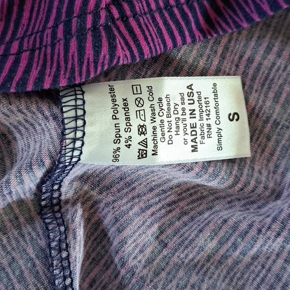 LuLaRoe Abstract Elastic Waist Pockets A-Line Fit & Flare Comfy Skater Skirt - Picture 8 of 9